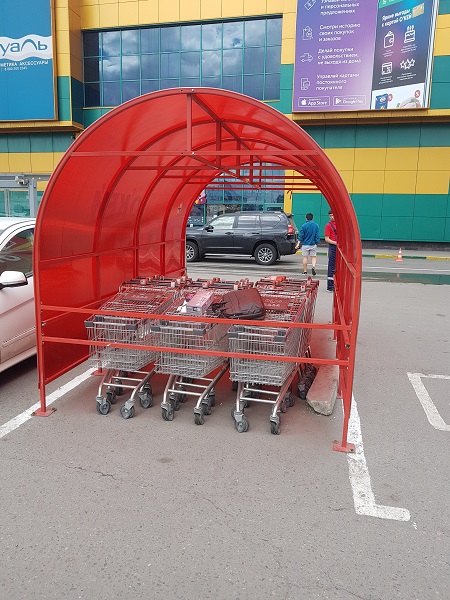 Навес для тележек (парк бокс)